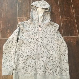 Cat & Jack sweatshirt jacket with hood